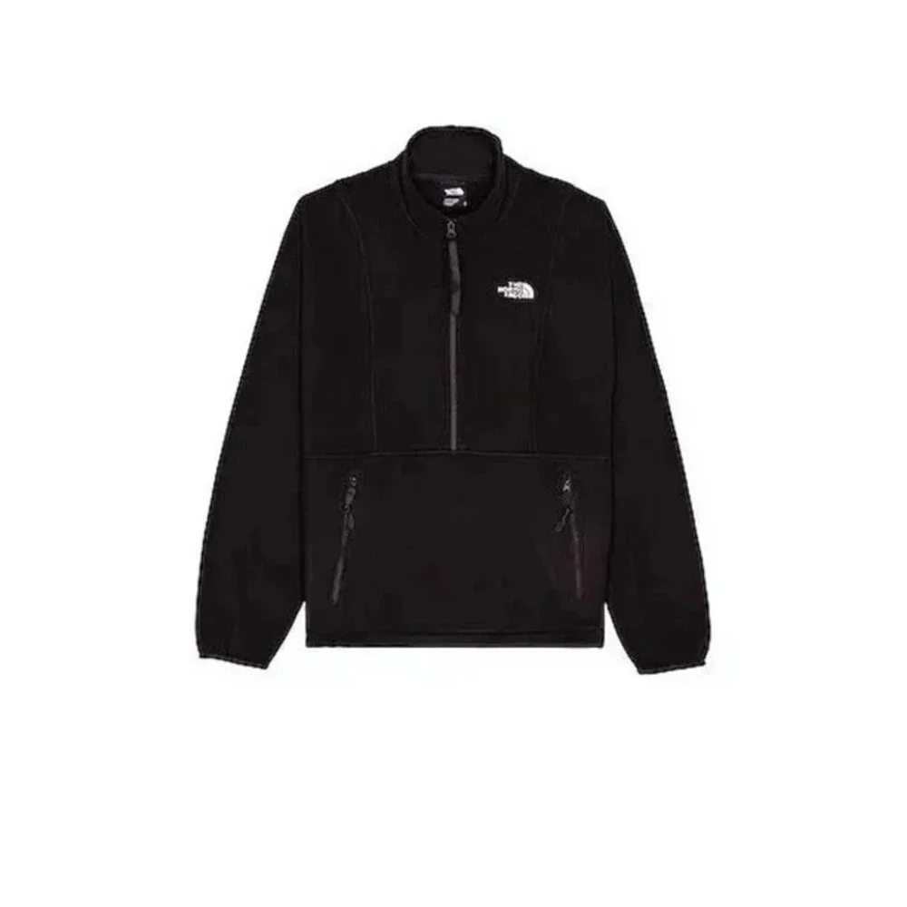 The North Face TKA Attitude Sweater Men XL Black Fleece 1/4 Zip Mock Neck APP919